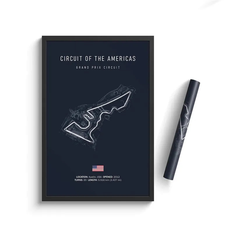 Formula One tracks (Dark)