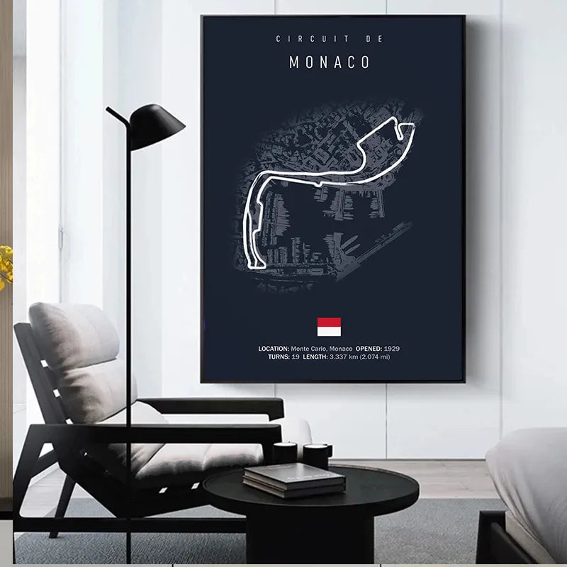 Formula One tracks (Dark)