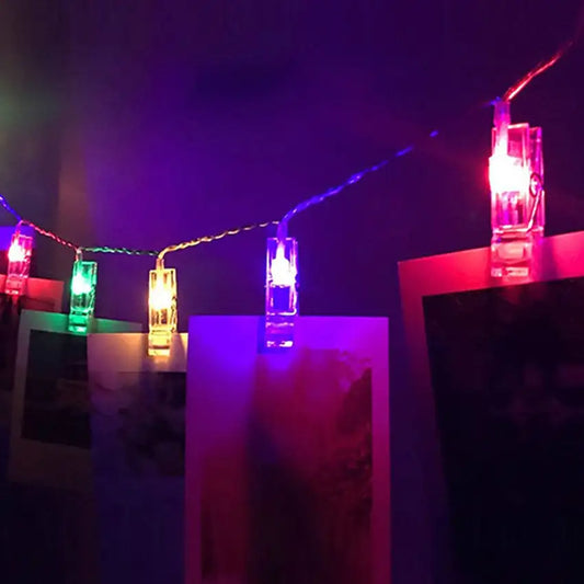 LED String Lights  Photo Holders